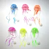 Украшения 15шт/лот три размера шесть цветов искусственная медуза аквариум аквариум аквариум, светящийся украшение подводного декора подвода