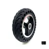Rodas de motocicleta pneus 200x50 mobilidade pneu de cadeira de rodas de mobilidade de 8x2 polegadas pneu e cubo de roda de liga para o veículo elétrico DHL1Z