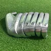 Главы клубов Caiman Golf Irons мягкий железо Кованое серебро или черные 4P7 кусочки 230505