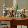 Blocks In Creative Expert Icons Movie Lorded of Rings Rivendell Castle Modèle Brique de construction 10316 Street View Toys 6167Pcs 230506