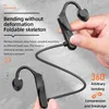 Bluetooth 5.2 Earbuds Air Bone Conducting Earphones Wireless Sports vattentäta hörlurar Icke-öron Stereo Open Ear Hook Headset med MIC