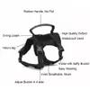 Clothing Tactical Cat Harness Vest With Handle Military Small Dog Harness NoPull Service Cat Vest Adjustable For Cat Puppy Walking