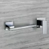 Смесители раковины для ванной комнаты Scowll Tub Caucet Одиночная ручка настенная крепление для крепления микшер Swant Spout Wanth Vanity Chrome HG-1310