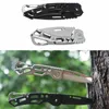 Camping Hunting Knives utomhus Mini Kniv Portable Paring Folding Knife Rostfritt stål Överlevnad Kniv för jakt Camping Fiske Fruit Cutting Tool P230506