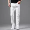 Jeans para hombres Hombres Stretch Skinny Jeans Moda Casual Slim Fit Pantalones de mezclilla Pantalones blancos Ropa de marca masculina Jeans de negocios para hombres Chinos 230506