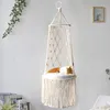 Tappetini Macrame Letto per gatti Macrame Appeso Letto per animali domestici Soffitto tessuto Appeso Amaca per gatti Letto altalena Amaca per gatti Macrame con nappa