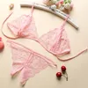 Women's Swimwear Mens Lingerie Suit Sissy Crossdresser Costume Nightwear Unlined Bra Top With Lace Bowknot Open BuJockstrap Thongs Underwear