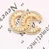 New Luxury Designer Brooch Brand Letters Diamond Brooches Pin Women Crystal Rhinestone Pearl Pins Jewerlry Accessories Gifts