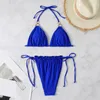 Kobietowe szorty kąpielowe szorty dla kobiet dla kobiet damskie kostiumy kąpielowe Lady Beach Swimsuit Bikini Zestaw wyściełany kolor