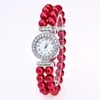 Montres-bracelets montre femme perle chaîne Bracelet montres femmes dames mode Quartz-montre femme montre-Bracelet horloge Relogio