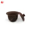 TeAware Boerna 150ml Gaiwan Nixing Pottery Cover Kase Geleneksel Çin Teaset Siyah Çay Saf El Yapımı Çay Töreni için Çay Töreni
