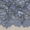 Foulards 200pcs / lot Mode Candy Couleur Tricoté Nylon Dentelle Fleur Écharpe Châle Pashmina / Floral