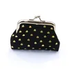 Geldbörsen Lady Small Wallet für Frauen Love Bronzing Pattern Mini Hasp Coin Purses Money Change Pouch Fabric Carteira Feminina