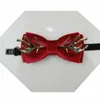 Bow Ties Elk Horn Tien Wysokiej jakości męski biznes Bankietowy garkiet Koszulka Akcesoria Prezenty Koreańskie modne unisex Velvet Bowtie