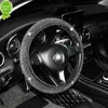 Nowa okładka kierownicy BLING SAMORINGING Universal 38 cm Protect-koło obudowa Diamentowe akcesoria samochodowe dla kobiet dziewcząt