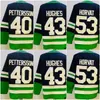 Homme Hockey sur glace 53 Maillots Bo Horvat 6 Brock Boeser 40 Elias Pettersson 43 Quinn Hughes Reverse Retro 2.0 Team Blue White Alternate Black Men Stitched Good