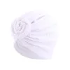 Twist Knoten Turban Caps für Mode Frauen Stretch Hijab Chemo Cap Muslim Soft Cotton Haarausfall Kopftuch Wrap Bonnet Hat Turbans