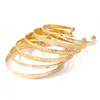 Bangle vintage gouden kleur metalen armband voor vrouwen mannen onregelmatig decoratief patroonletter love mode sieraden cadeau