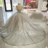 Princess Silver Gillter Quinceanera-jurken kralen parel kristal applique veter korset prom zoet 16 jurk Vestidos de 15 anos