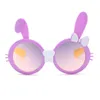 Солнцезащитные очки дети смешанные оптовые с длинным ушным галстуком 6 цветов круглые линзы 61006 UV400 защитные очки