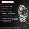 腕時計paganiデザインビジネス左王冠のメカニカル100m防水サファイアガラスPD1662 GMT 230506のウォッチ