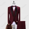 Erkekler Suits Blazers Thorndike Erkekler 3 Parça Siyah Fit Sıradan Sağdı Ordu Yakası İş Smokedoları Resmi Düğün Blazer Pantolon Yelek 230506