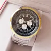 2023 neue Herrenuhr Automatische Mechanische Luxus Navitimer B01 Zifferblatt Marke Chronograph Gürtel Stahlband Hochwertige Armbanduhr a3