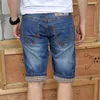 Shorts pour hommes Été Marque Stretch Mince Bermudes Masculina Coton Denim Jeans Homme Genou Longueur Ropa Hombre Shorts Décontractés Pour Hommes Pantalon Cargo 230506