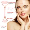 Ansiktslyftmassager Crystal Roller ansiktsmassage Relaxation Jade Roller Stone Natural Rose Quartz Beauty Skin Tool Girl Gift
