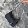 Womens Luxe Designer 3piece nylon onderarm tas spiegel kwaliteit handtas nylon tas voor vrouw Mannen portemonnee channel chain schooltas schouder tote crossbody clutch bags