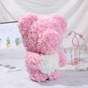 Fleurs décoratives Saint Valentin Cadeau 38 cm Romantique Artificielle Rose Chien Pour Mariage Petite Amie Anniversaire Creative DIY Présent Sans Boîte