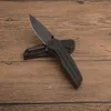 Specialerbjudande KS1345 Assisted Flipper Folding Knife 8Cr13Mov Black Stone Wash Blade Nylon Plus Glass Fiber Handle EDC Pocket Knives With Retail Box