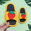 Slipper Girls Slippers Summer Flip Flop Children Fruits Beach Kids Shoes Pineapples Bathroom New Yellow White R230815