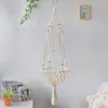 Mats ins handvävd kattkull Hammock Macrame Hanging Swing Cat Dog Bed Basket Home Storage Decoration Accessories Puppy Bed Gift