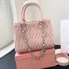 2023 new fashion Luxury Designer handbags Totes Pink Wallet Crystal Fashion Basket Women Tote Bags Leisure Shoulder Beach Travel Shopping Bags