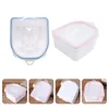 Nail Gel 2 Pcs Soak Warm Water Bowl Nursing Polish Remover Finger Manicure Tools