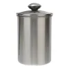 Storage Bottles 1750 Ml Tea Containers Metal Canister Lid Airtight Canisters Set Nuts Sealed Kitchen Jar