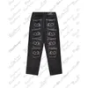 Erkekler kot y2k bol kıyafetler 2023 Street Hip Hop Stil Trend Fashion Pantolon Mektup M cep Baskı Erkekler 'Wideleg Baggy Jeans 230506