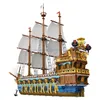 Blocs The Royal Fleet Sun Model Ship Creative Expert Ideas 66011 Sailboat Building Bricks Kids Caribbean Movie Toy for Gift 230506