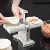 W pełni automatyczna maszyna do pierogów podwójna głowica naciśnij forma do pierogów DIY Empanadas Ravioli Mold gadżet kuchenny akcesoria