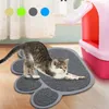 Letti per gatti Tappetino a forma creativa Tappetino antiscivolo per lettiera Tappetino per lettiera impermeabile per animali domestici Tovaglietta facile da lavare Accessori per l'alimentazione degli alimenti