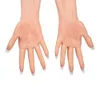 60 cm 1 par talladora de brazo extremidades artificiales de silicona para mujer después de la mano maniquí cuerpo uñas prótesis accesorios cosmetología médica E052