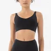 Débardeurs pour femmes 2023 haut court femmes Sexy serré sport soutien-gorge Fitness Yoga sous-vêtements dos nu été sans manches débardeurs collants Push Up