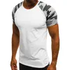 Erkekler Tişörtleri 2023 Patchwork gömlek Erkekler Harajuku Pamuk Mens Kısa Kollu Kırmıkık Üstler Tee Büyük Boyutlu İnce Fit Hip Hop Yaz T-Shirts