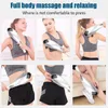 Leg Massagers Electric Dolphin luxury Back Massage Hammer Vibration Infrared Stick Roller Cervical Body with 6 head 230505