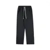 Spodnie męskie High Street Leg Zipper sportowe spodnie typu casual 2023 sznurkiem spodnie dresowe w pasie wiosna długie 2A1082