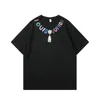 2Herren-T-Shirt und Damen-High-End-Marke Herren-T-Shirts Kurzschlaf Sommer Outdoor-Mode Casual T-Shirt mit Buchstaben aus reiner Baumwolle bedruckt. Größe M-3XLQ50