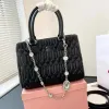 2023 new fashion Luxury Designer handbags Totes Pink Wallet Crystal Fashion Basket Women Tote Bags Leisure Shoulder Beach Travel Shopping Bags