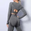 Takipler Kadın Trailsuit Yoga Set Egzersiz Spor Giyim Atletik Giyim Giysileri Gym Gym Traging Sakinsiz Fiess Uzun Kollu Spor Takımları P230506