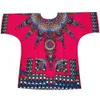 Ethnische Kleidung Fast Fashion Design afrikanisches traditionell bedrucktes Dashiki T-Shirt aus 100 % Baumwolle für Unisex MADE IN THAILAND 230505